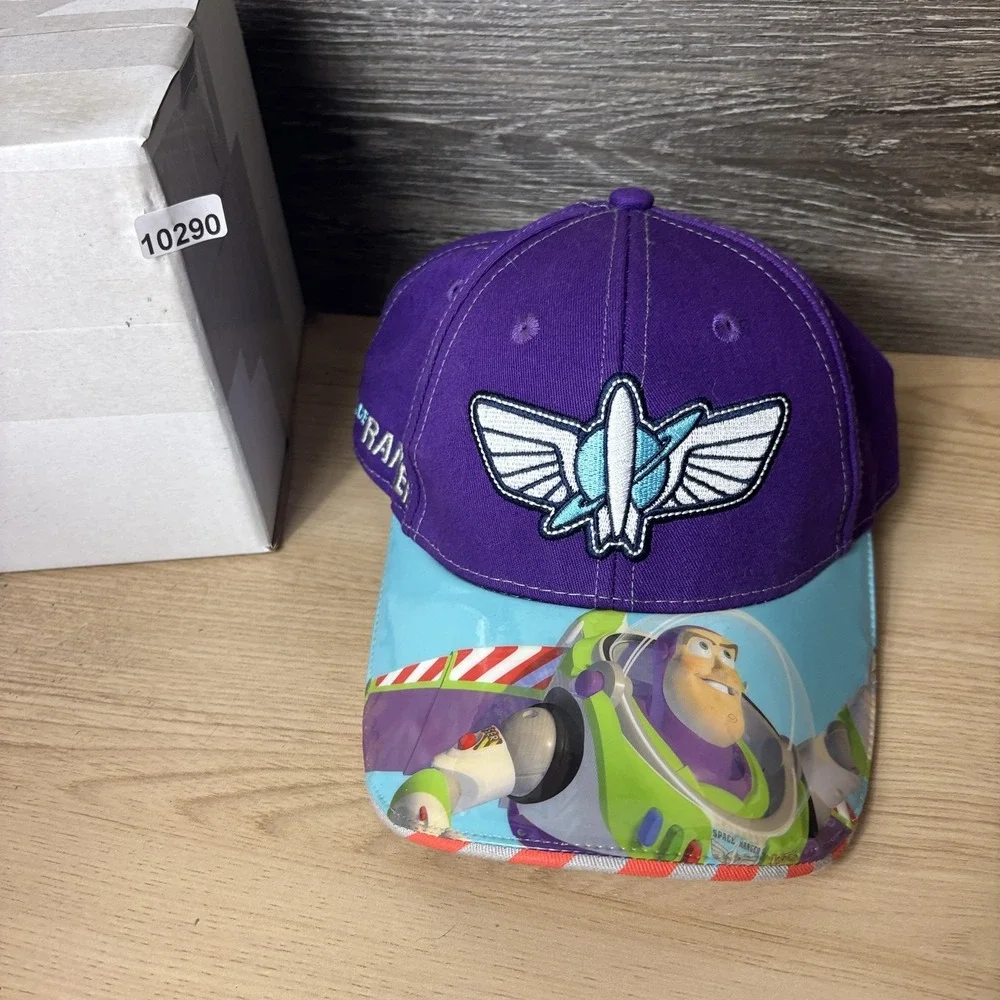 Disney On Ice Hat Cap Strap Back Youth Purple Blue Buzz Lightyear Space Ranger